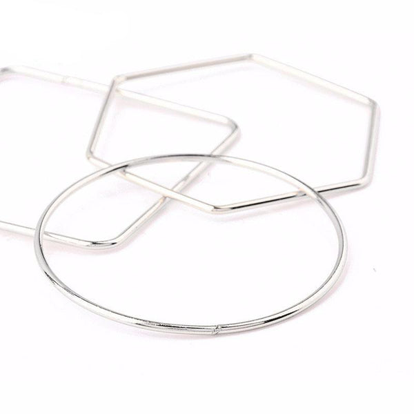 Modern Minimalist Geometric Shaped Bangles