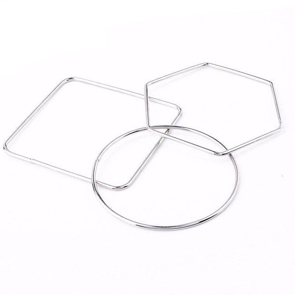 Modern Minimalist Geometric Shaped Bangles