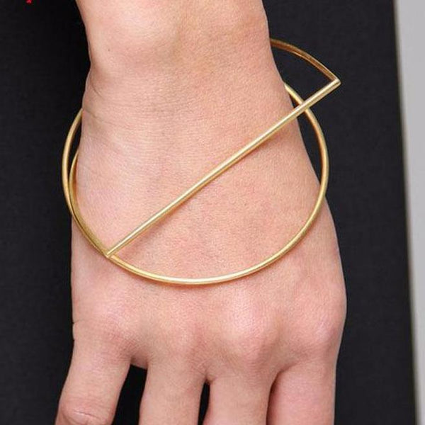 Modern Minimalist Geometric Shaped Bangles