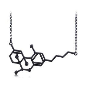 Molecule Structure Pendant Necklace