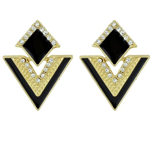 Geometric Drop Triangle Earrings for Women