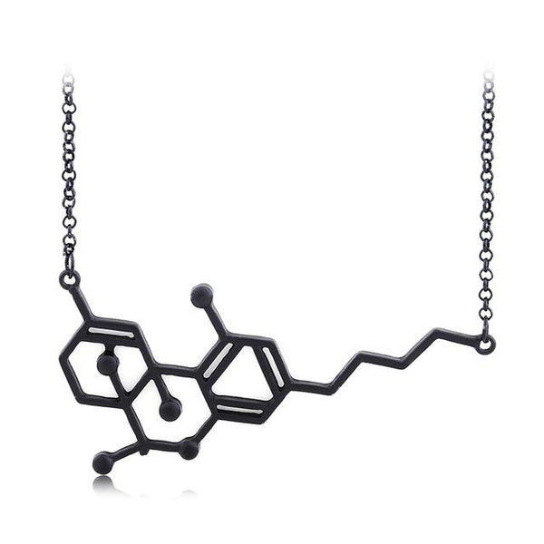 Molecule Structure Pendant Necklace