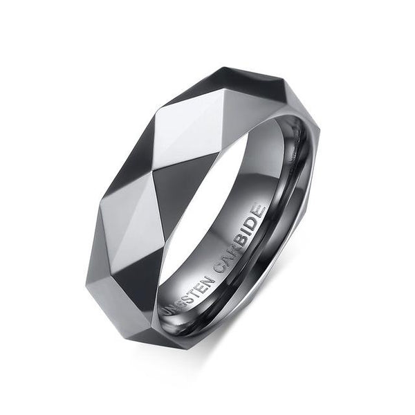 Diamond Pattern Promise Ring